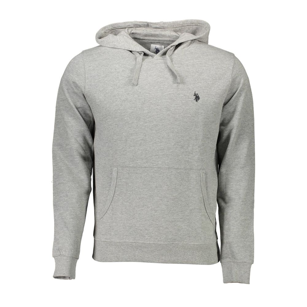 U.S. POLO ASSN. Gray Cotton Men Men's Sweater