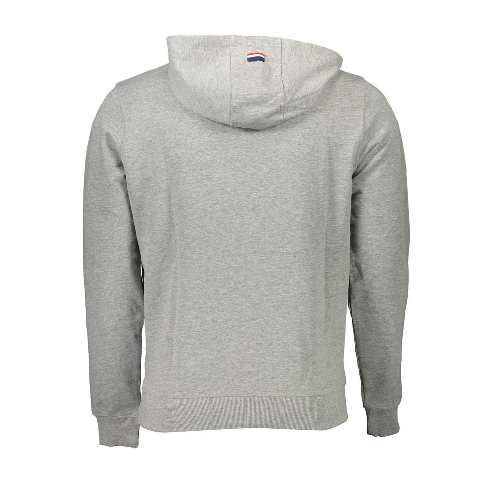 U.S. POLO ASSN. Gray Cotton Men Men's Sweater