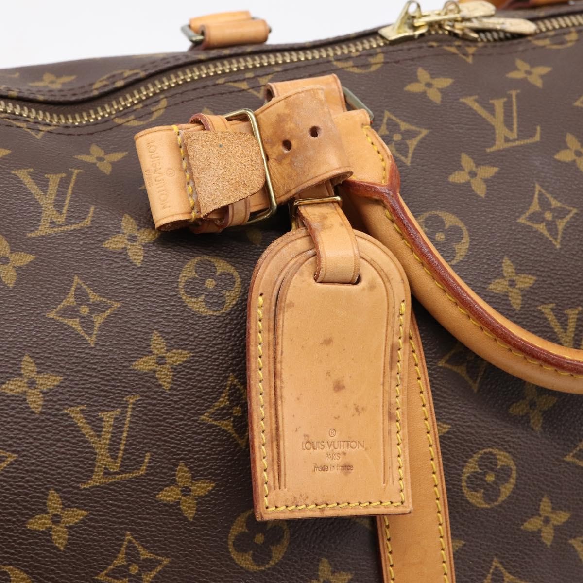 Louis Vuitton Keepall Monogram Canvas Brown Canvas Travel Bag Bag (Pre-Owned)