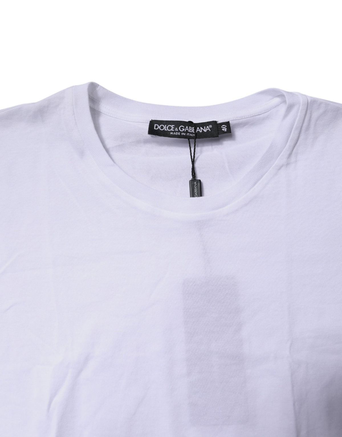Dolce & Gabbana White Cotton Sleeveless Round Neck Tank Women's Top (Pre-Owned)