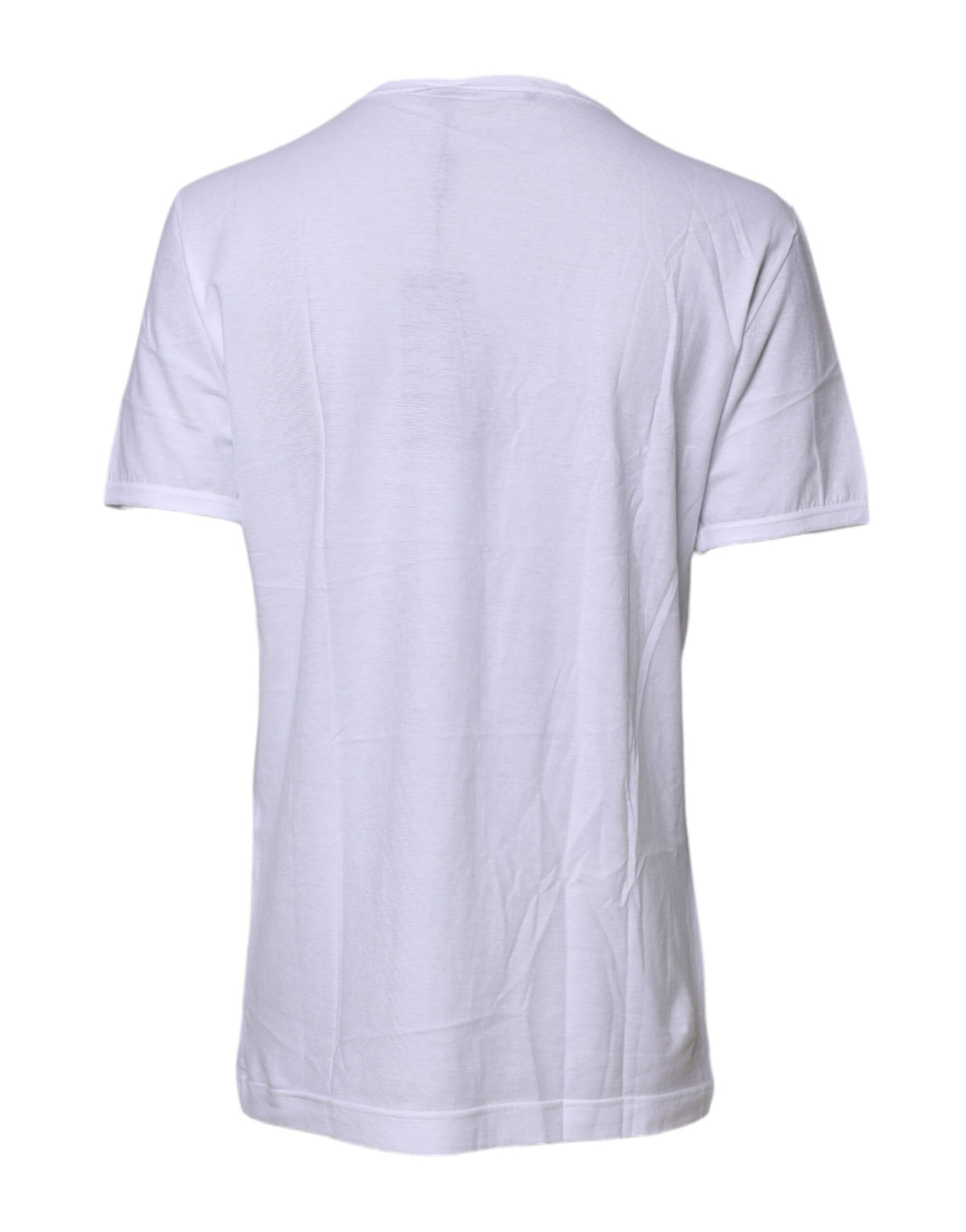 Dolce & Gabbana White Short Sleeves Round Neck Top Women's T-shirt (Pre-Owned)