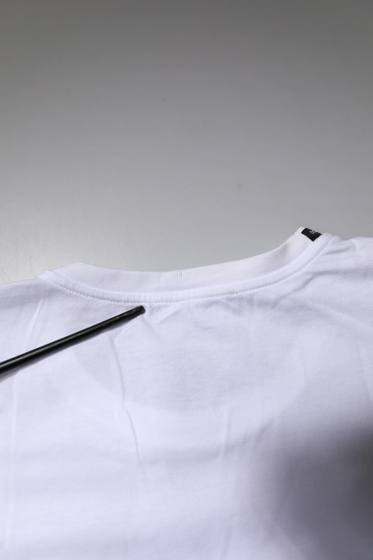 Dolce & Gabbana White Short Sleeves Round Neck Top Women's T-shirt (Pre-Owned)