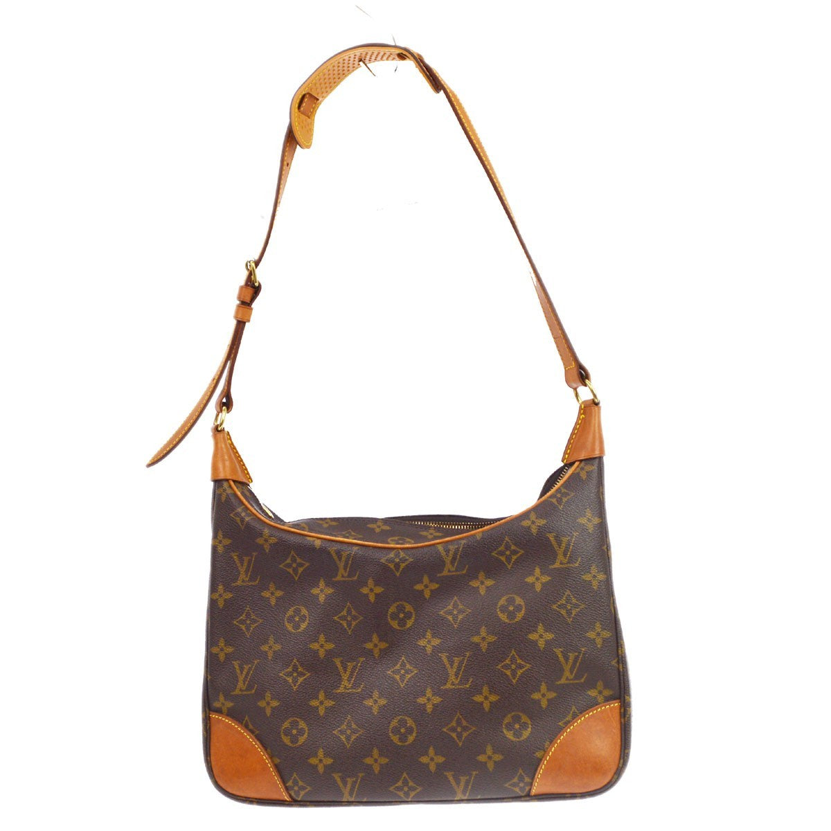 Louis Vuitton Boulogne Monogram Canvas Brown Canvas Handbag (Pre-Owned)