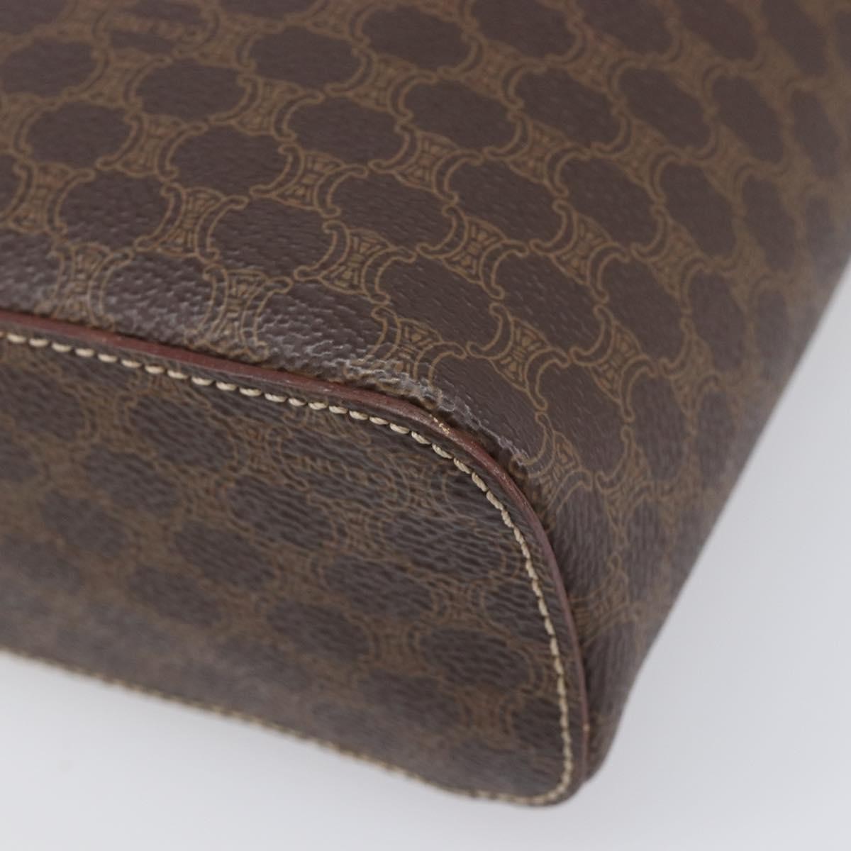 Celine Macadam Vanity Canvas Brown Canvas Clutche & Pouche Bag (Pre-Owned)