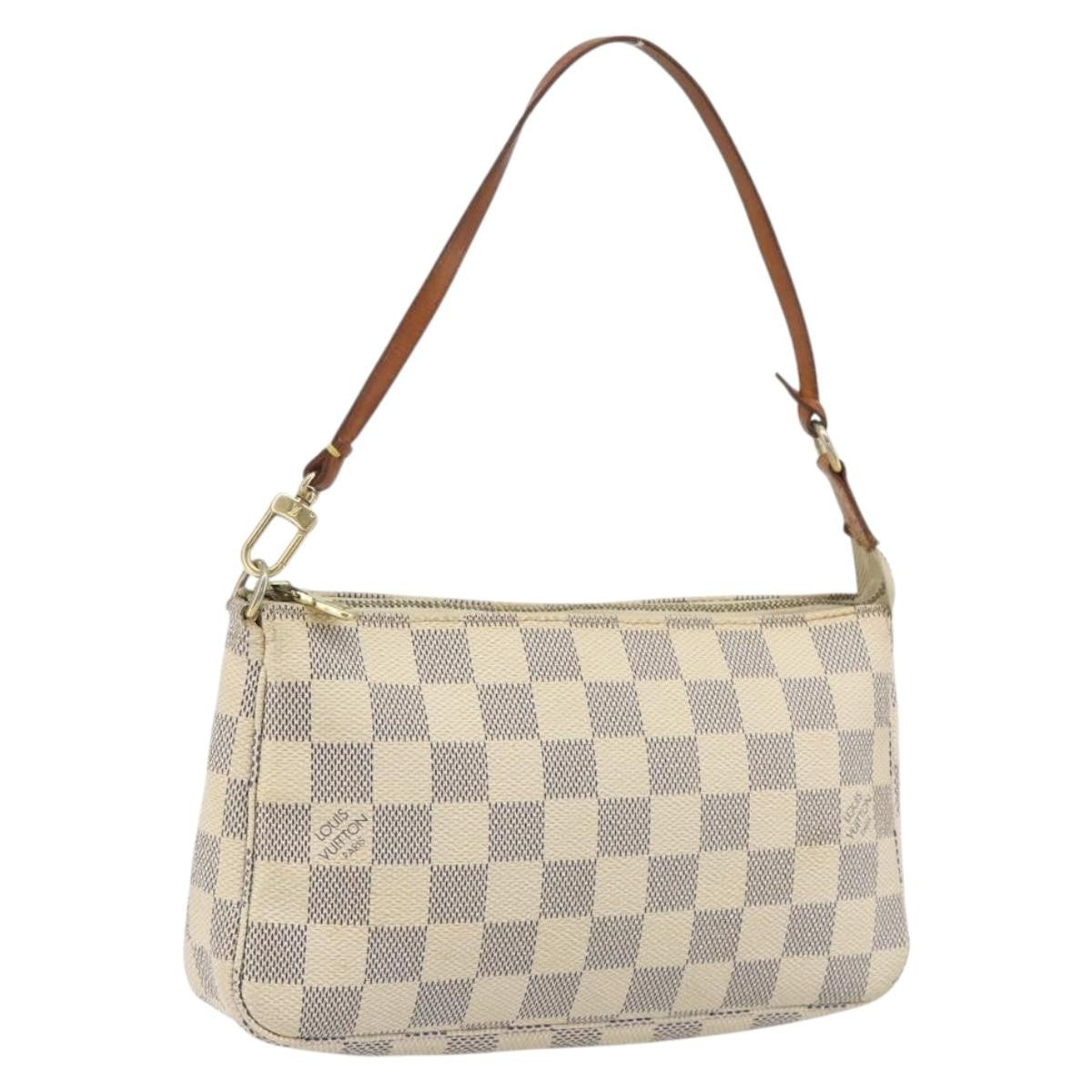 Louis Vuitton Pochette Accessoires Damier Beige Canvas Clutche & Pouche Bag (Pre-Owned)