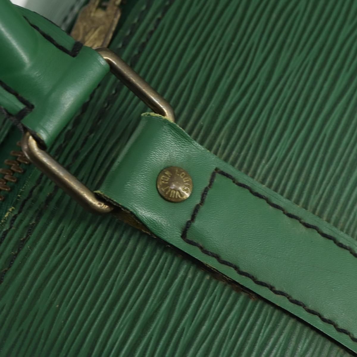 Louis Vuitton Keepall Epi Leather Green Leather Travel Bag Bag (Pre-Owned)