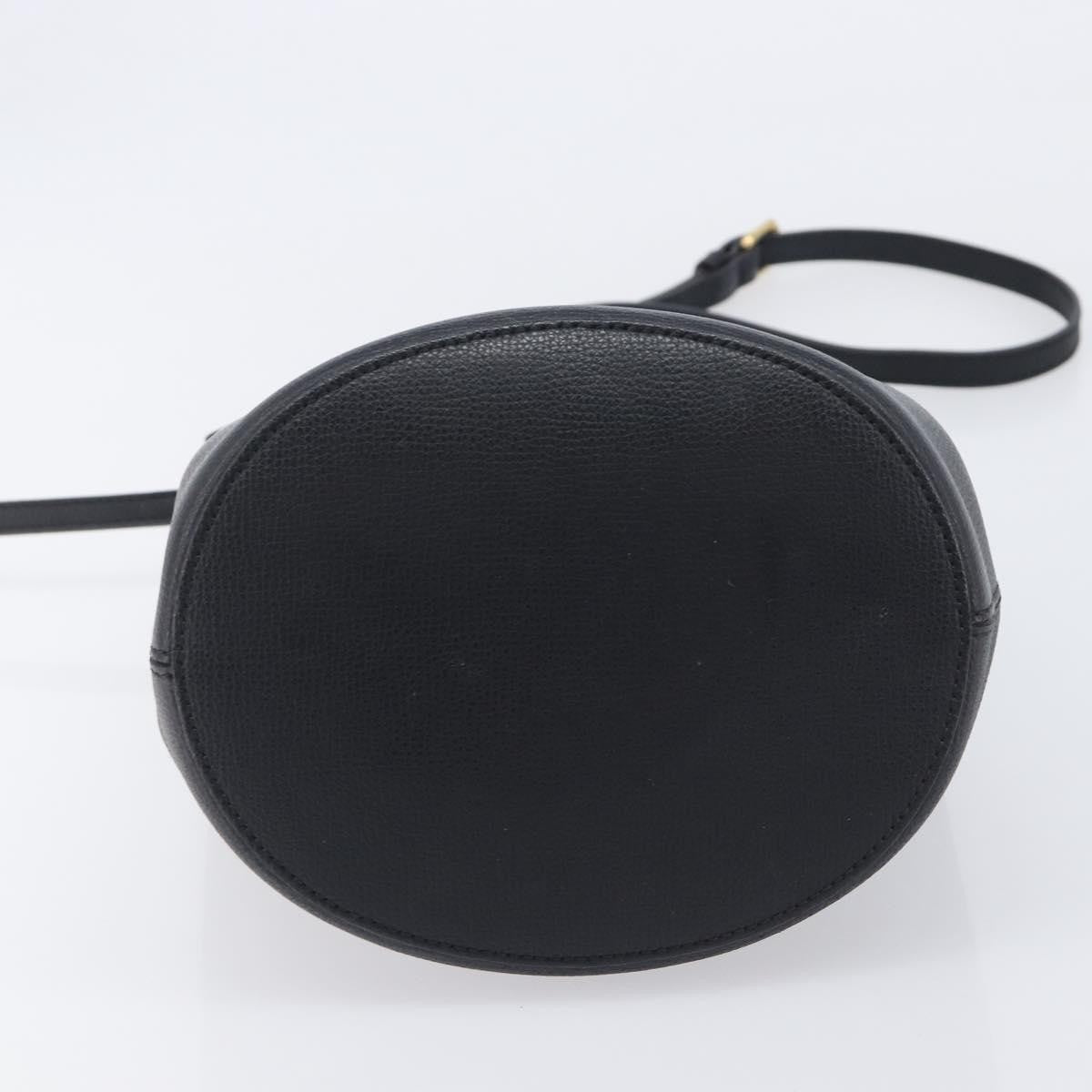 Burberry Lorne Bucket Leather Black Leather Handbag (Pre-Owned)