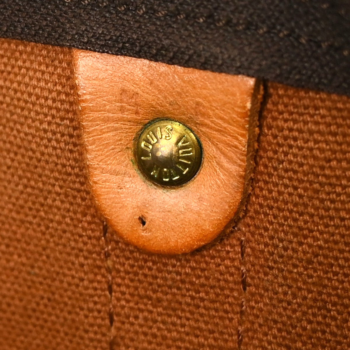 Louis Vuitton Keepall Canvas Brown Canvas Travel Bag Bag (Pre-Owned)