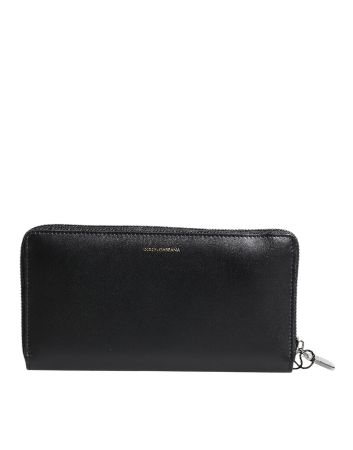 Dolce & Gabbana Black Blue Exotic Leather Embossed Continental Men's Wallet