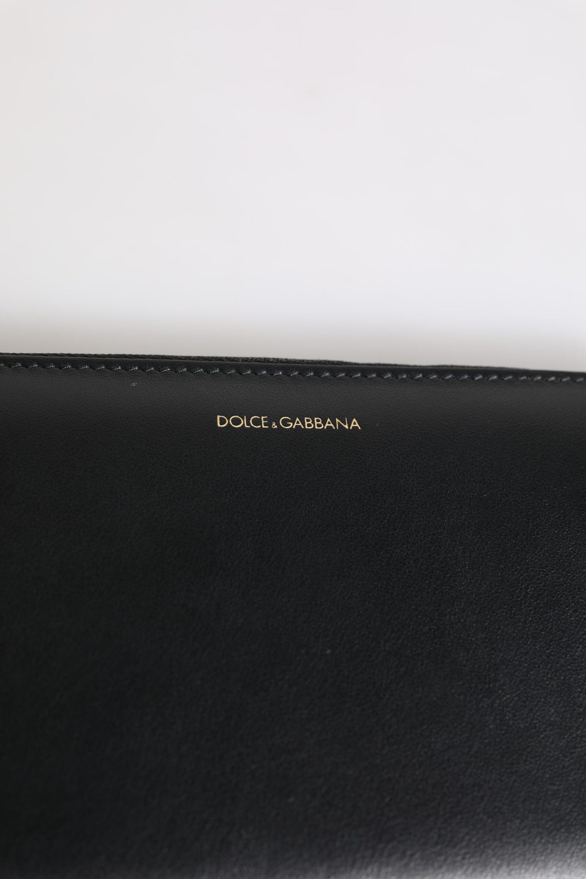 Dolce & Gabbana Black Blue Exotic Leather Embossed Continental Men's Wallet (Pre-Owned)