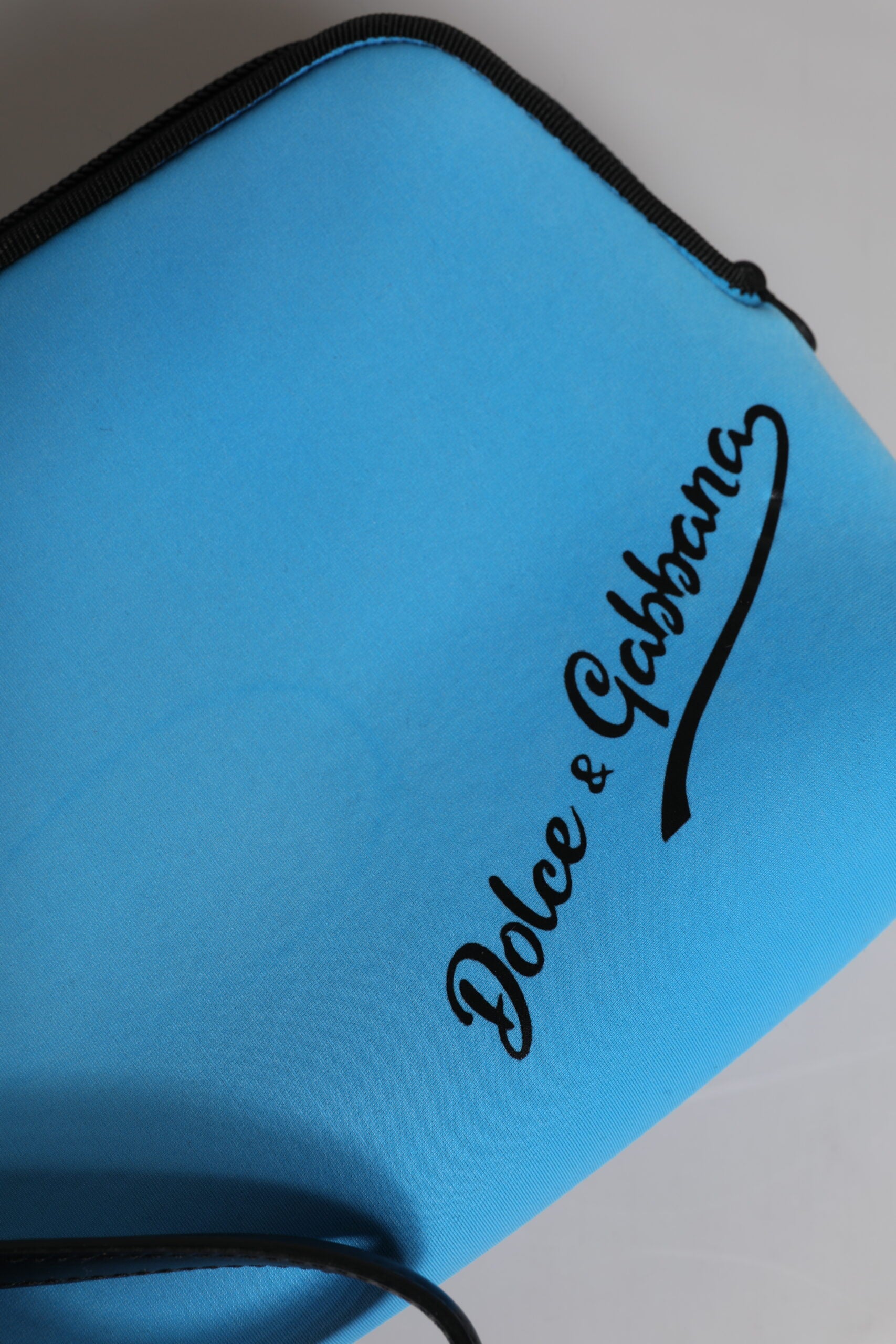 Dolce & Gabbana Blue DG Logo Print Clutch Zip Borse Pouch Women's Bag (Pre-Owned)