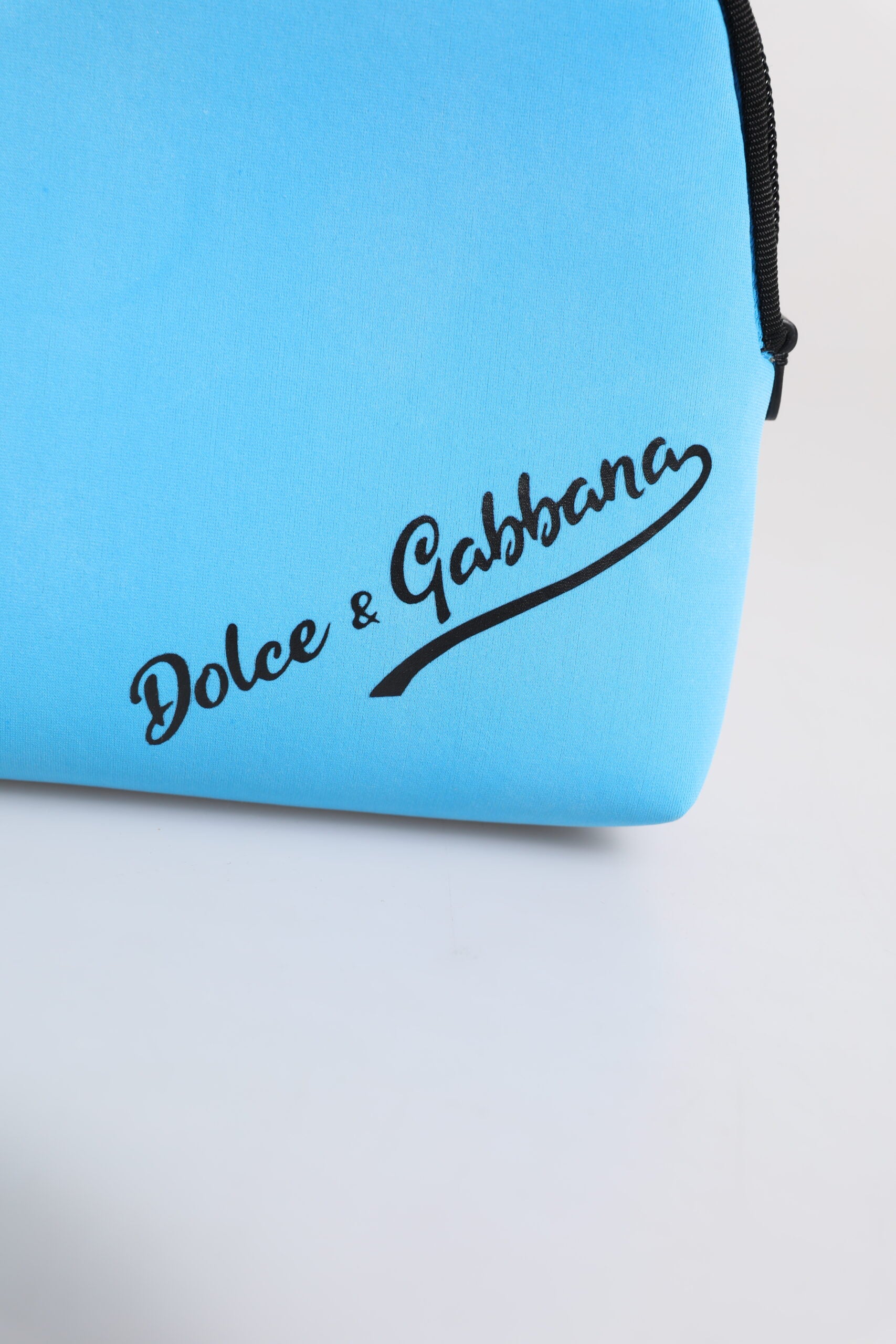 Dolce & Gabbana Blue DG Logo Print Clutch Zip Borse Pouch Women's Bag (Pre-Owned)