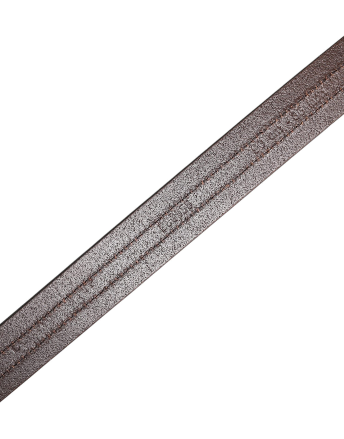 Dolce & Gabbana Burgundy Leather Metal Logo Buckle Men's Belt