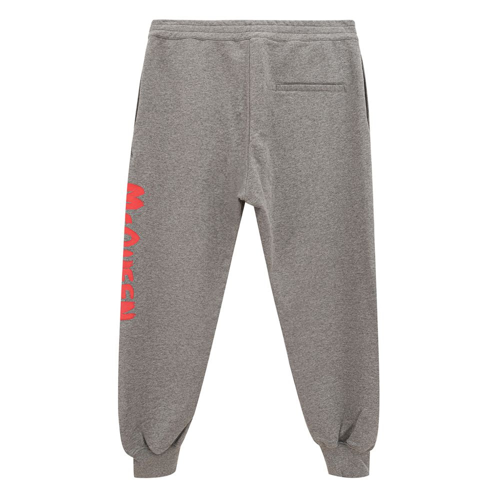 Alexander McQueen Gray Cotton Athletic Women's Pants