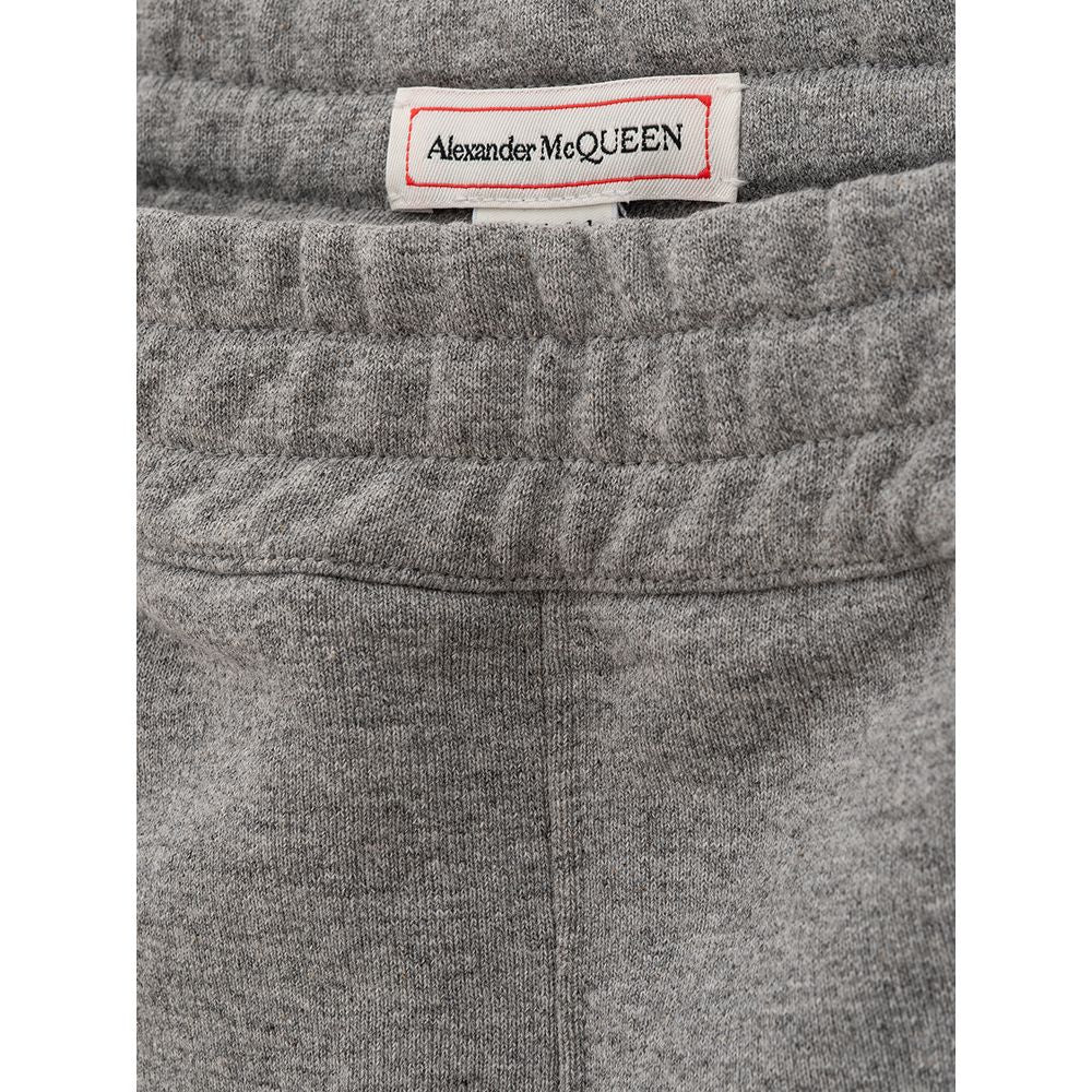 Alexander McQueen Gray Cotton Athletic Women's Pants