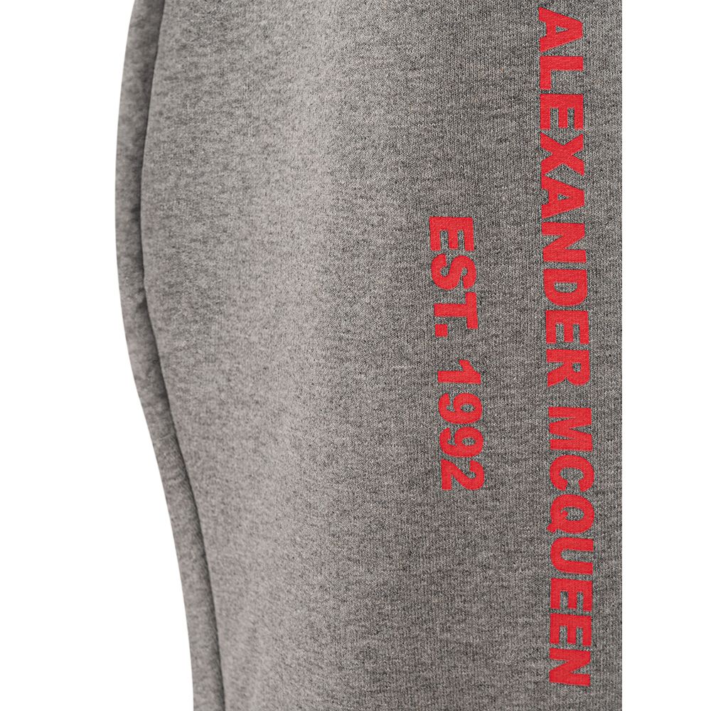 Alexander McQueen Gray Cotton Athletic Women's Pants