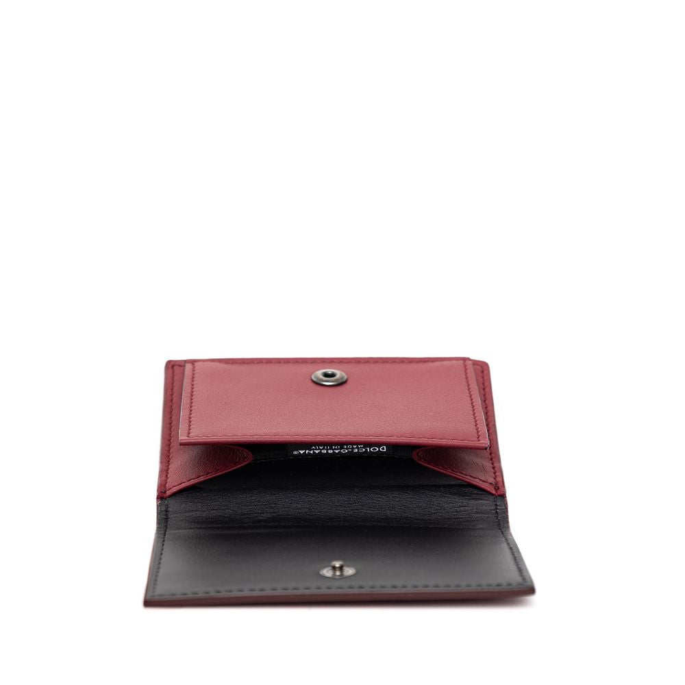 Dolce & Gabbana Red Calfskin Men's Wallet