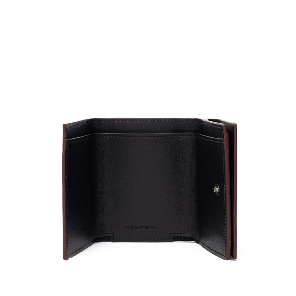 Dolce & Gabbana Red Calfskin Men's Wallet