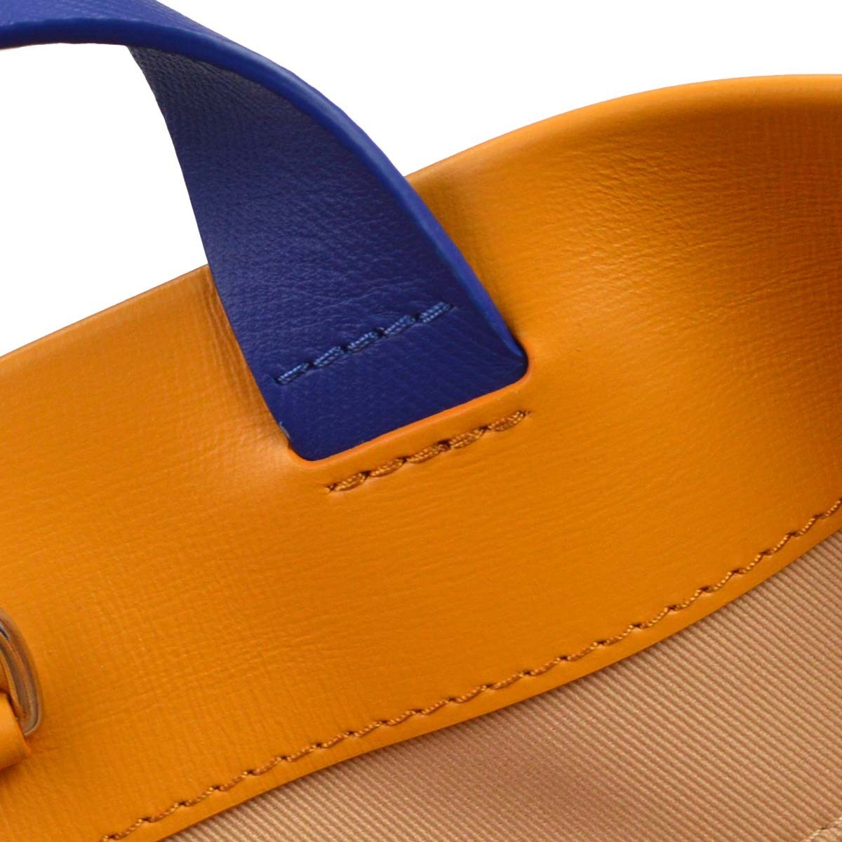 Louis Vuitton Shopper Leather Orange Leather Tote Bag Bag (Pre-Owned)