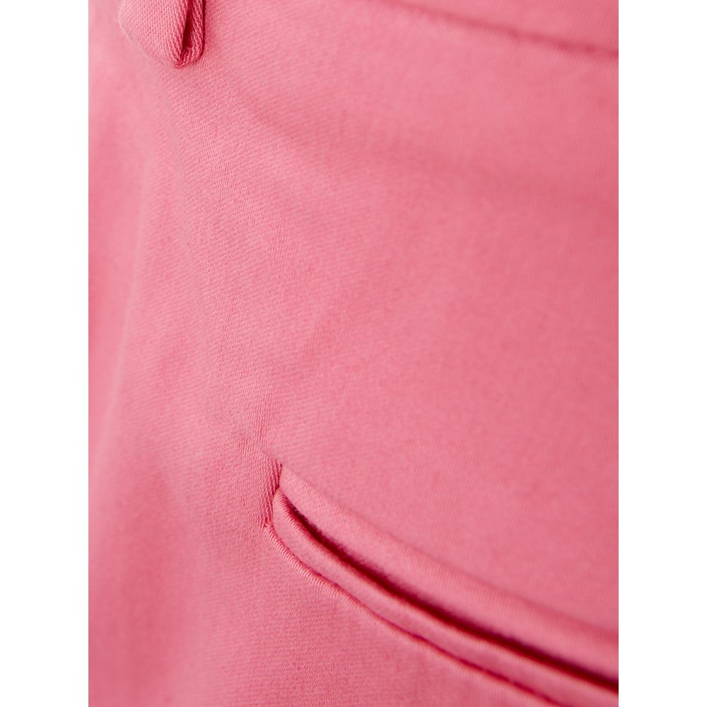 Lardini Pink Cotton Chino Women's Pants