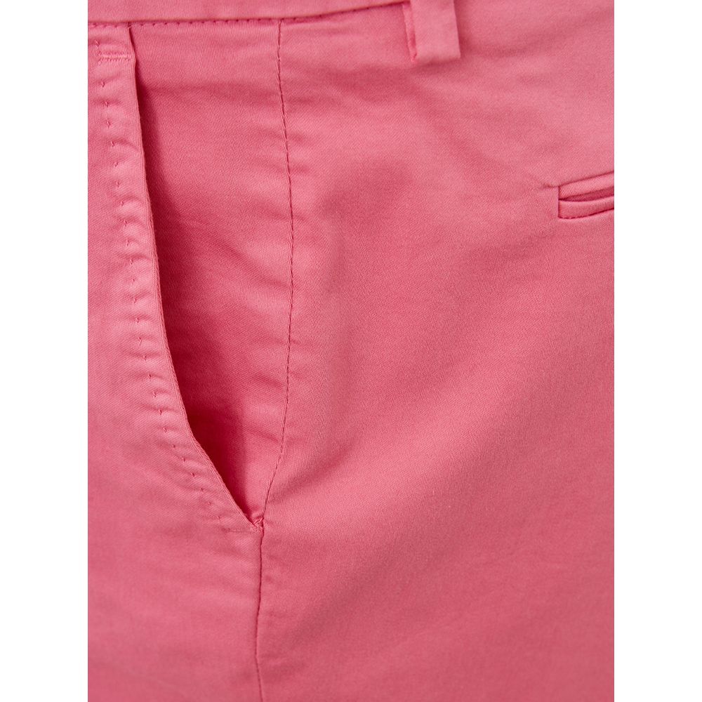 Lardini Pink Cotton Chino Women's Pants