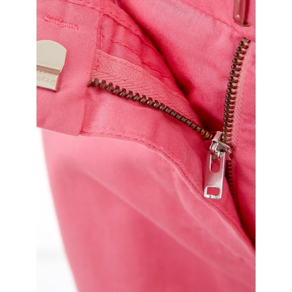 Lardini Pink Cotton Chino Women's Pants