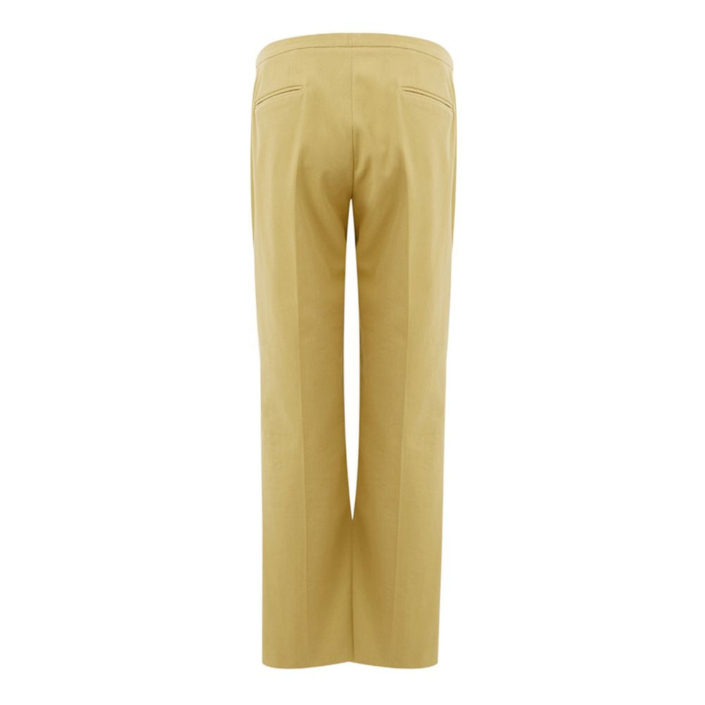Lardini Gold Cotton Casual Women's Pants
