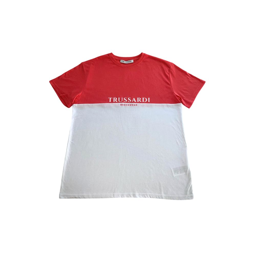 Trussardi Beachwear White Polyester Men Men's T-Shirt