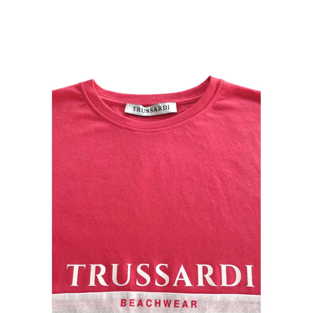 Trussardi Beachwear White Polyester Men Men's T-Shirt