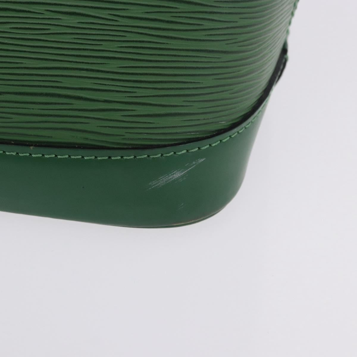 Louis Vuitton Alma Epi Green Leather Handbag (Pre-Owned)