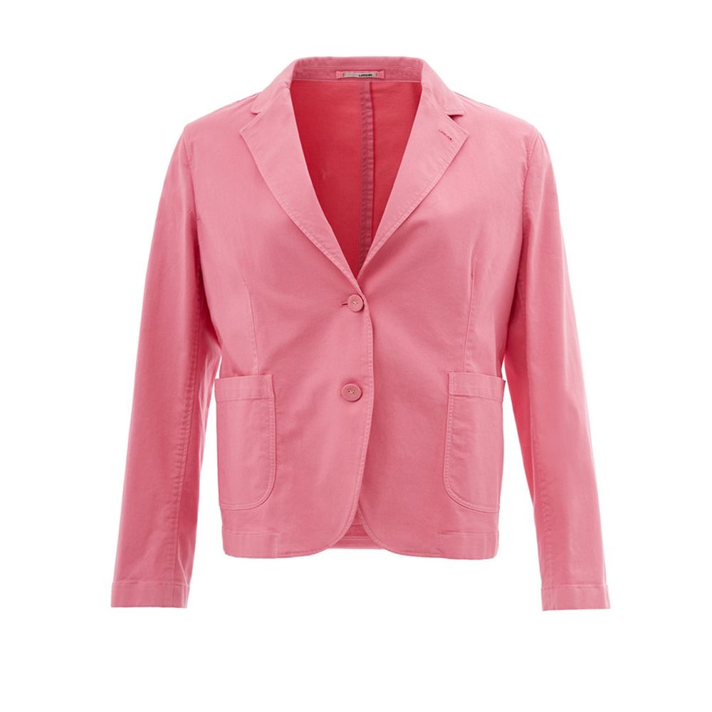 Lardini Pink Cotton Women's Blazer