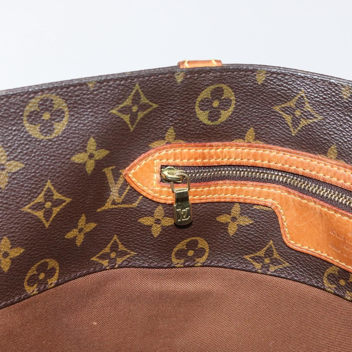 Louis Vuitton Shopping Sac Monogram Canvas Brown Canvas Handbag (Pre-Owned)