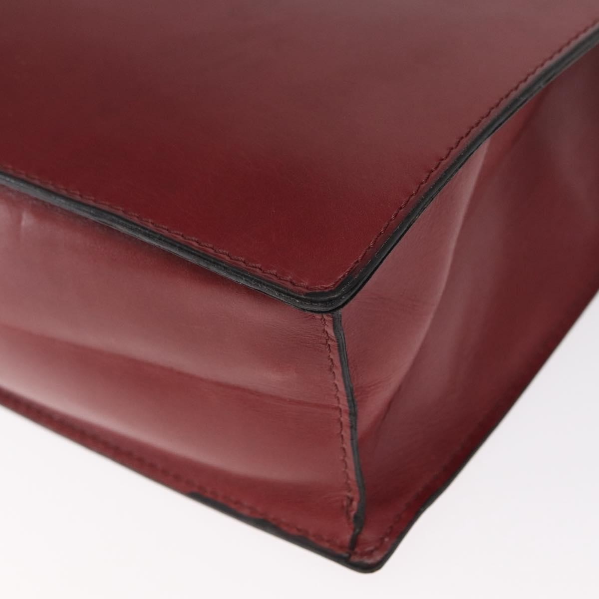 Celine Handbag Leather Red Leather Handbag (Pre-Owned)