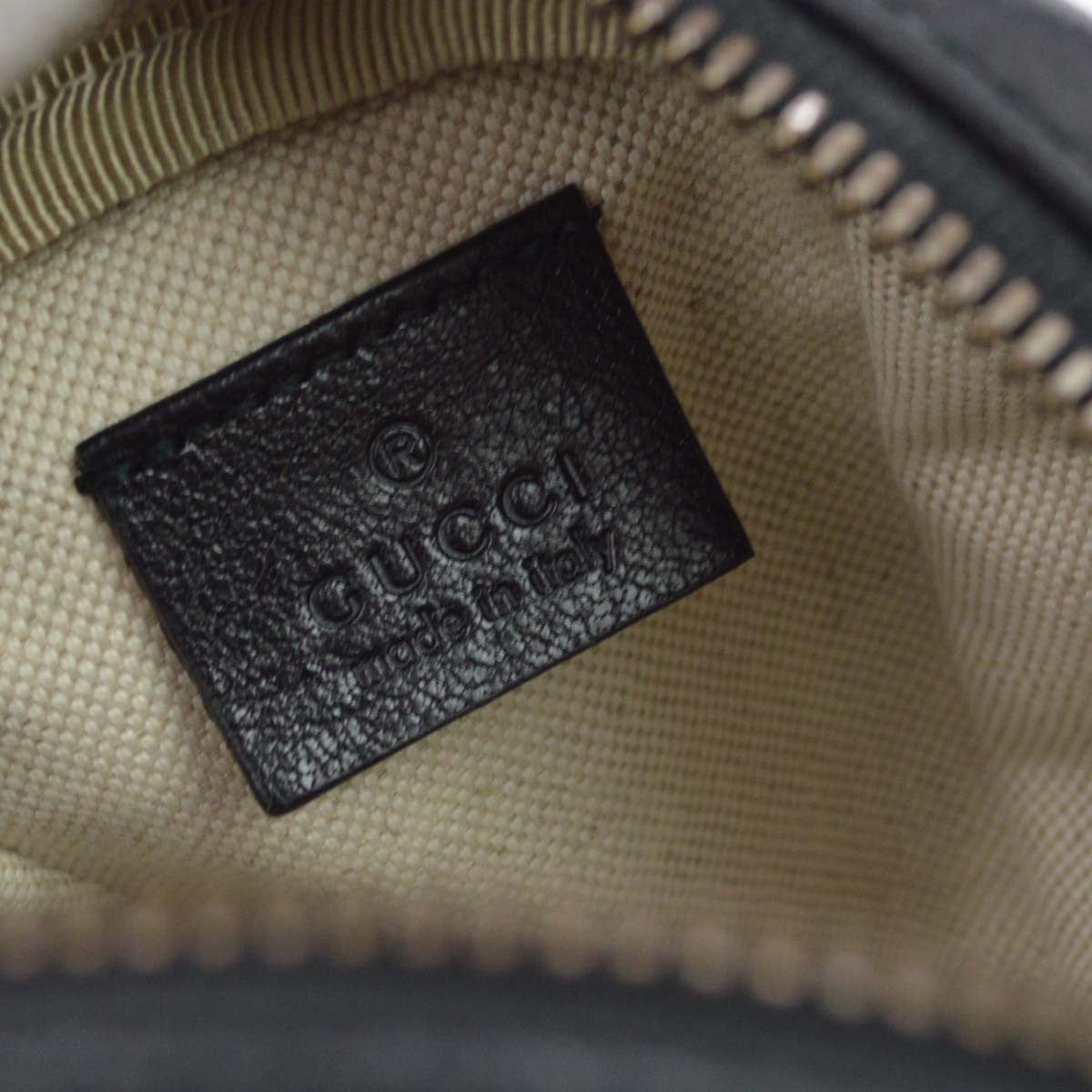Gucci Tifosa Basketball Leather Black Leather Handbag (Pre-Owned)