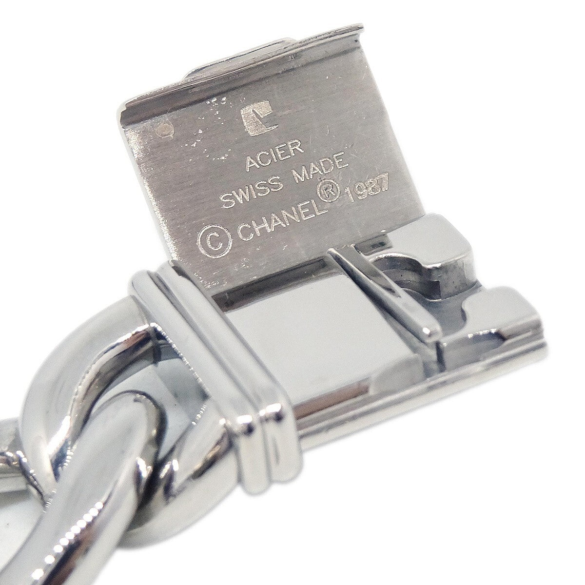 Chanel Premiere Chain Quartz Stainless Steel With Diamond Bezel Watch (Pre-Owned)
