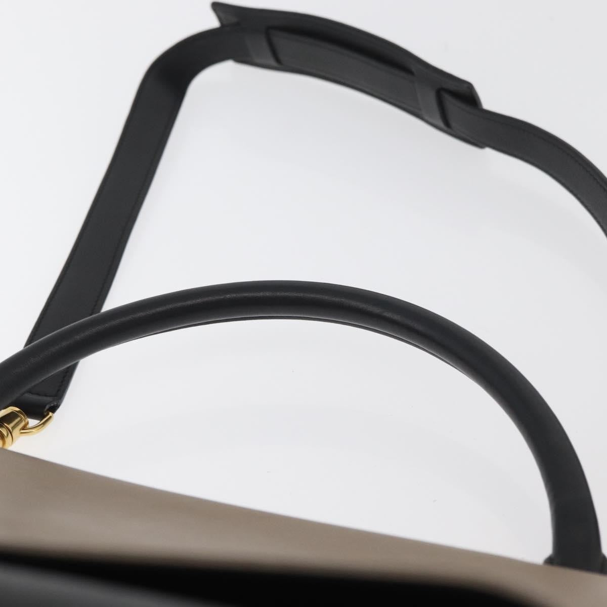 Celine Trapeze Leather With Suede Multicolour Leather Handbag (Pre-Owned)