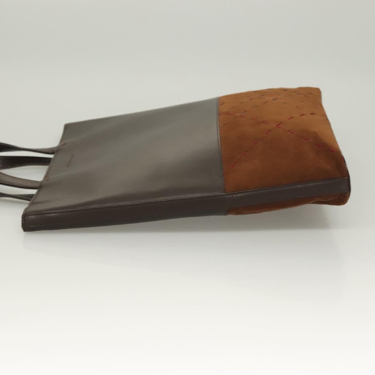 Burberry Vintage Leather Brown Leather Handbag (Pre-Owned)