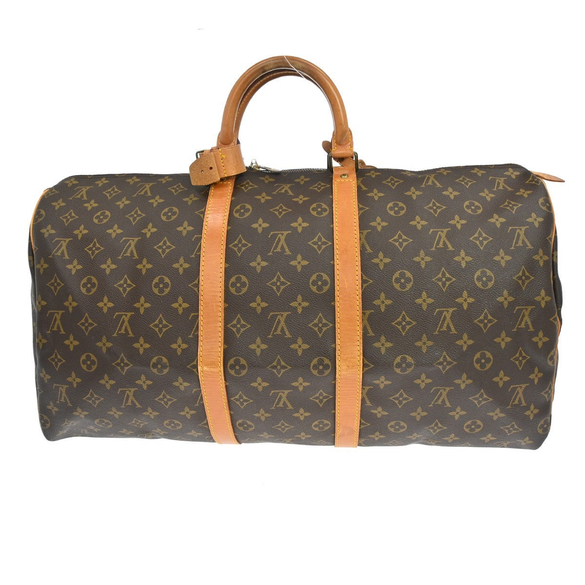 Louis Vuitton Keepall Monogram Canvas Brown Canvas Travel Bag Bag (Pre-Owned)
