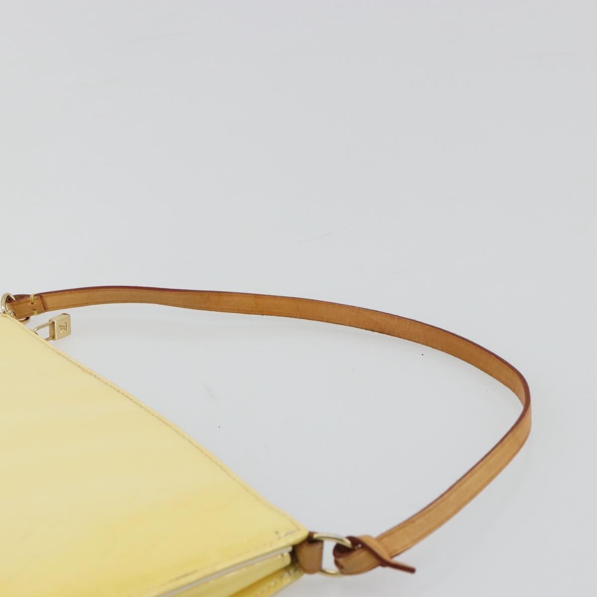 Louis Vuitton Lexington Pochette Monogram Vernis Beige Patent_Leather Clutche & Pouche Bag (Pre-Owned)