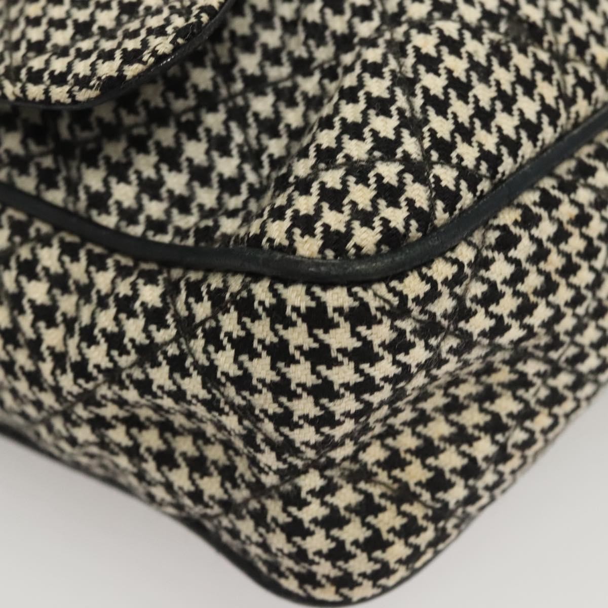 Chanel Vintage Front Pocket Camera Canvas White Canvas Shoulder Bag Bag (Pre-Owned)