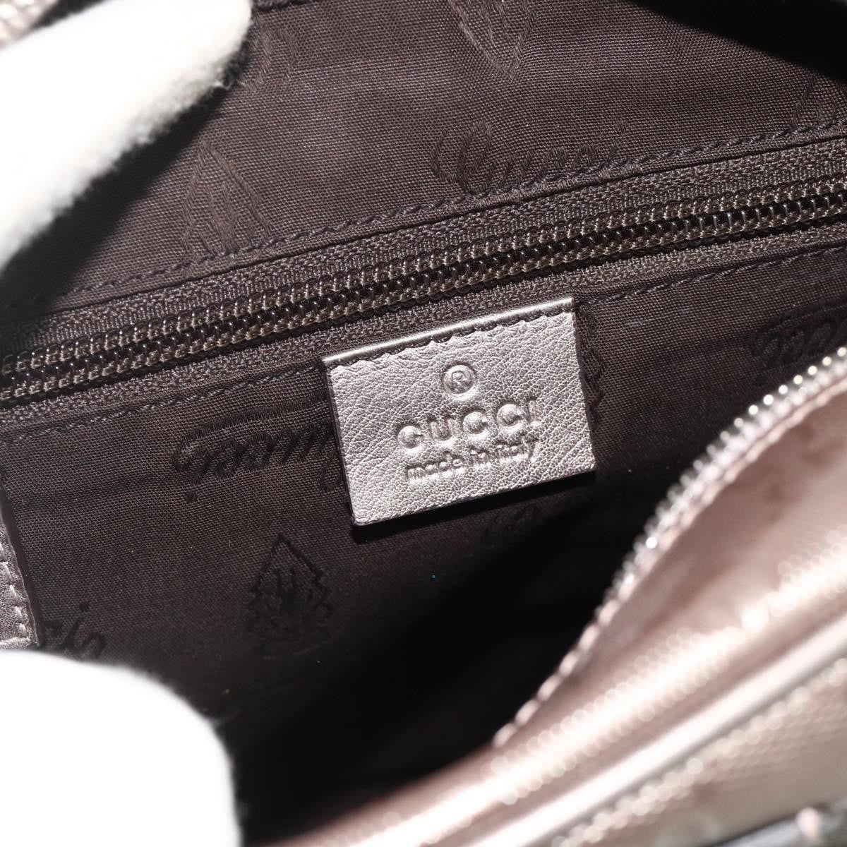 Gucci Zip Gg Imprime Pink Canvas Backpack Bag (Pre-Owned)