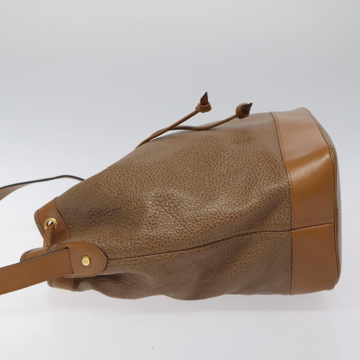 Christian Dior Vintage Leather Brown Leather Shoulder Bag Bag (Pre-Owned)