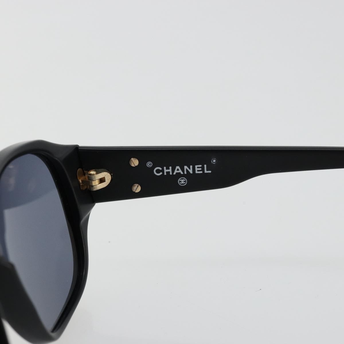 Chanel Logo Cc Plastic Black Plastic Sunglasse Accessory (Pre-Owned)