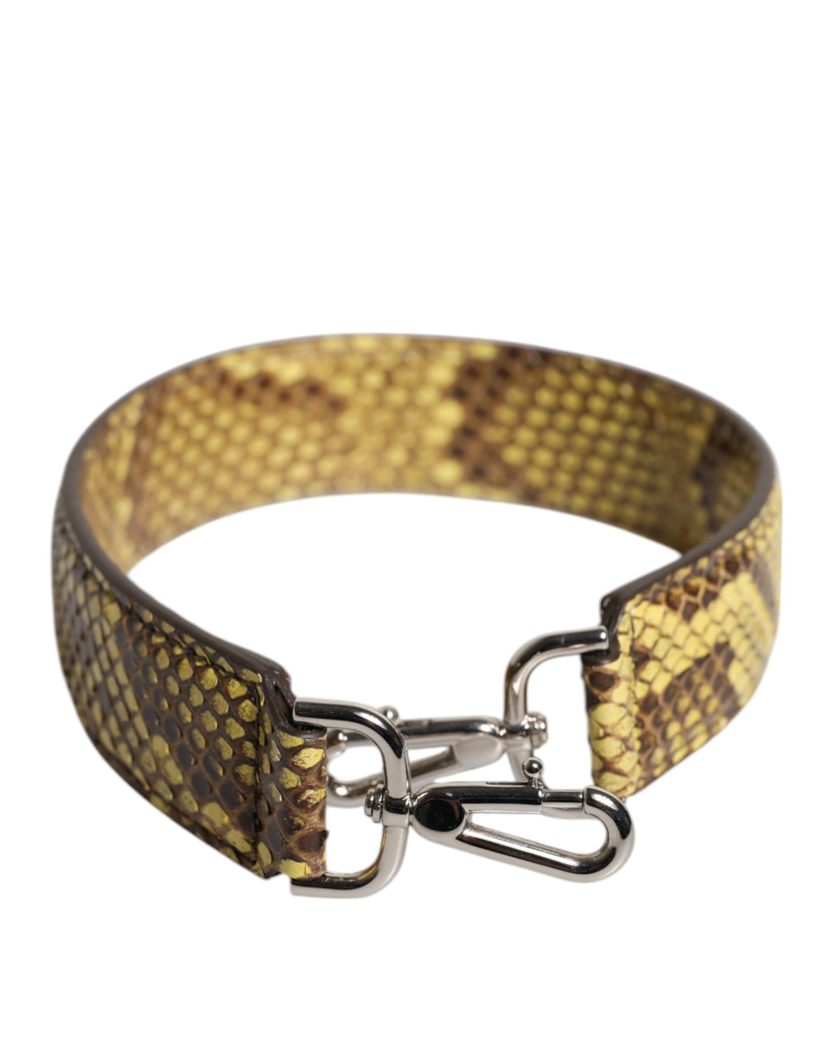 Dolce & Gabbana Yellow Exotic Leather Bag Shoulder Women's Strap