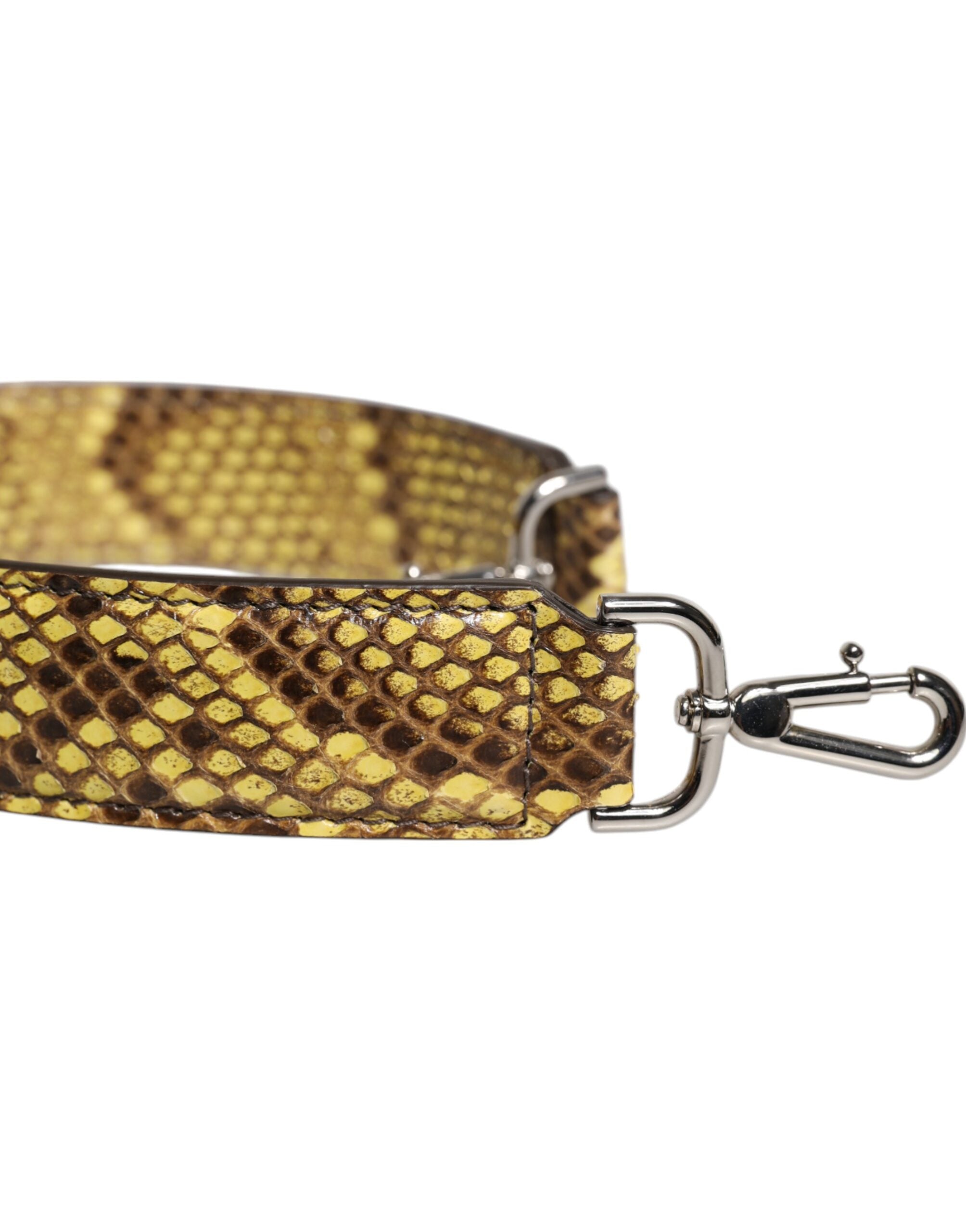 Dolce & Gabbana Yellow Exotic Leather Bag Shoulder Women's Strap