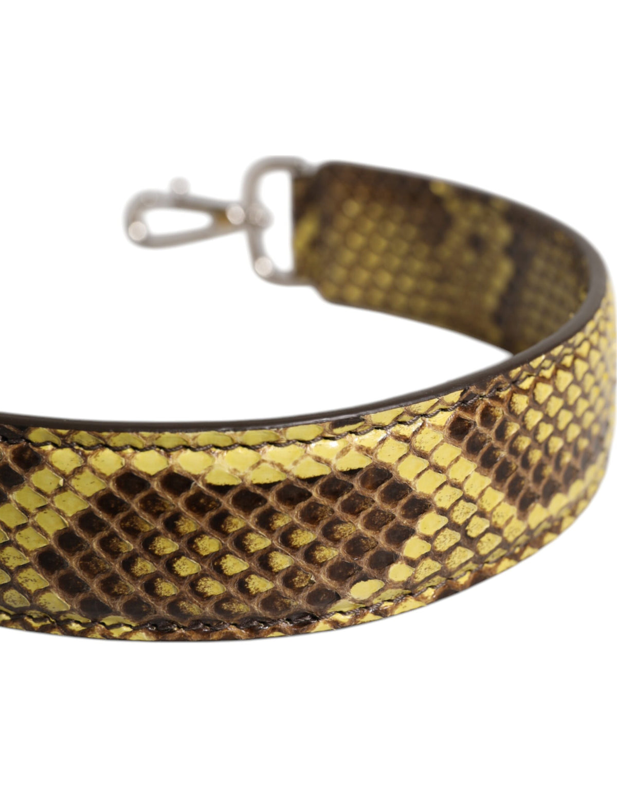 Dolce & Gabbana Yellow Exotic Leather Bag Shoulder Women's Strap