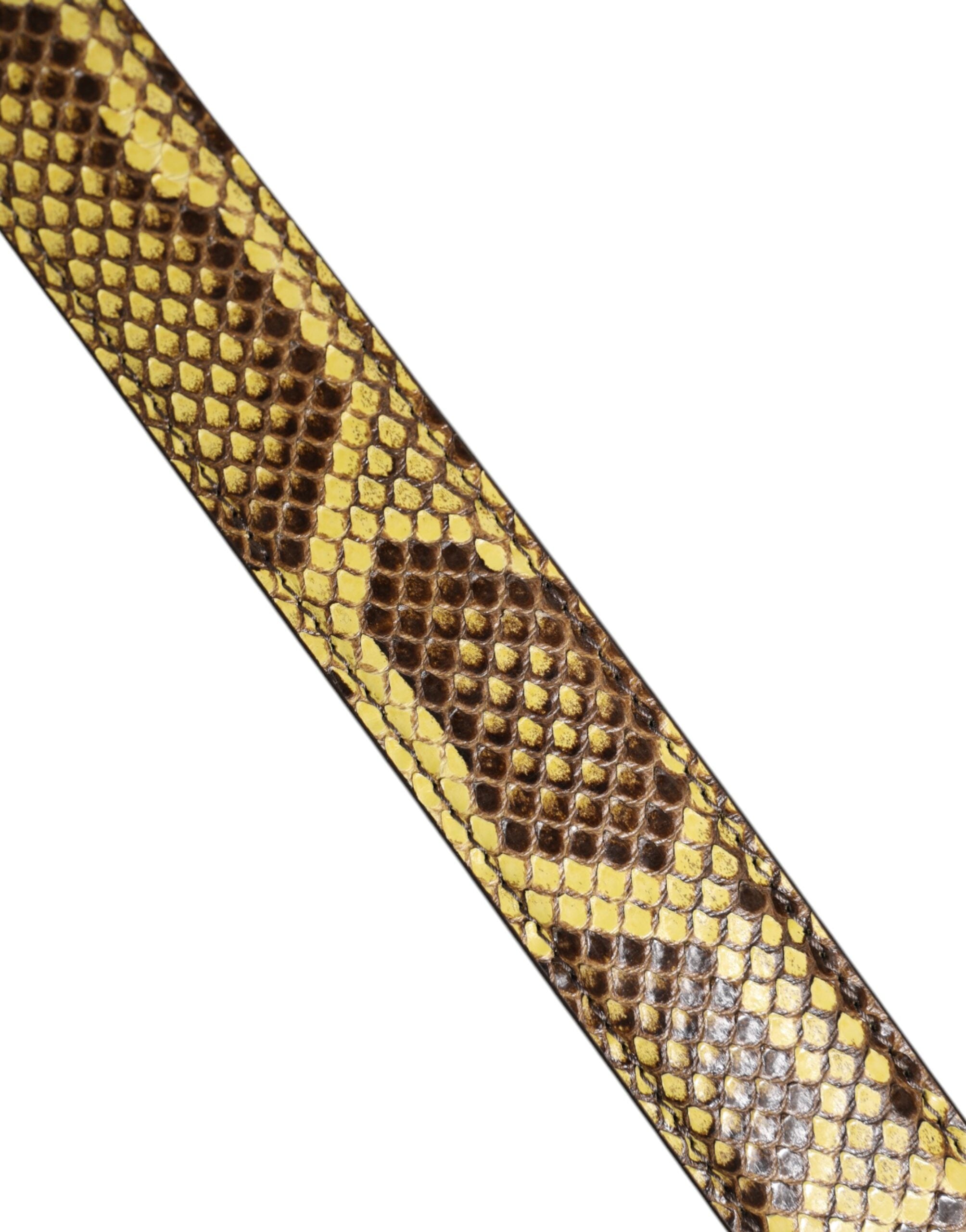 Dolce & Gabbana Yellow Exotic Leather Bag Shoulder Women's Strap