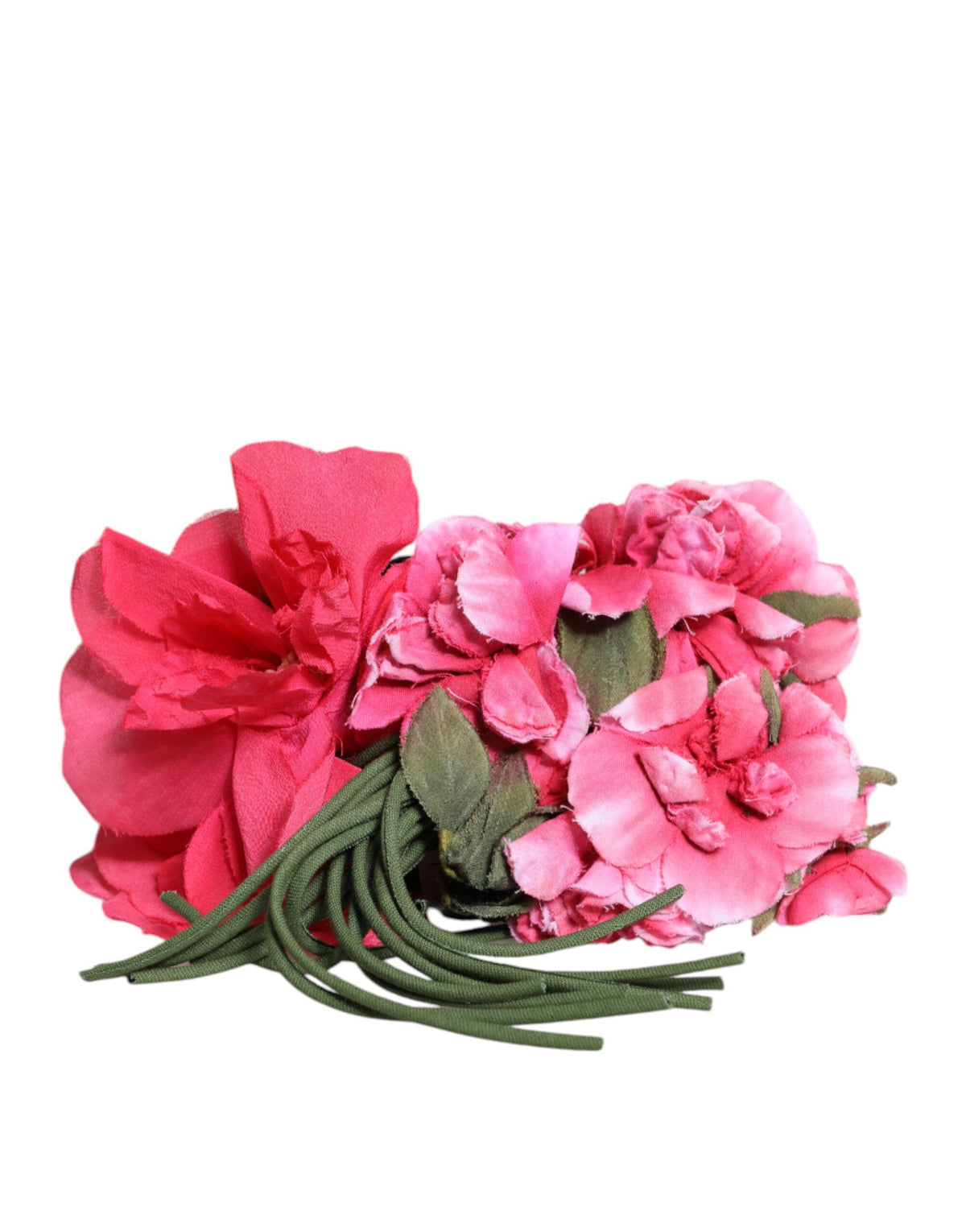 Dolce & Gabbana Multicolor Floral Applique Detail Tie Women's Belt