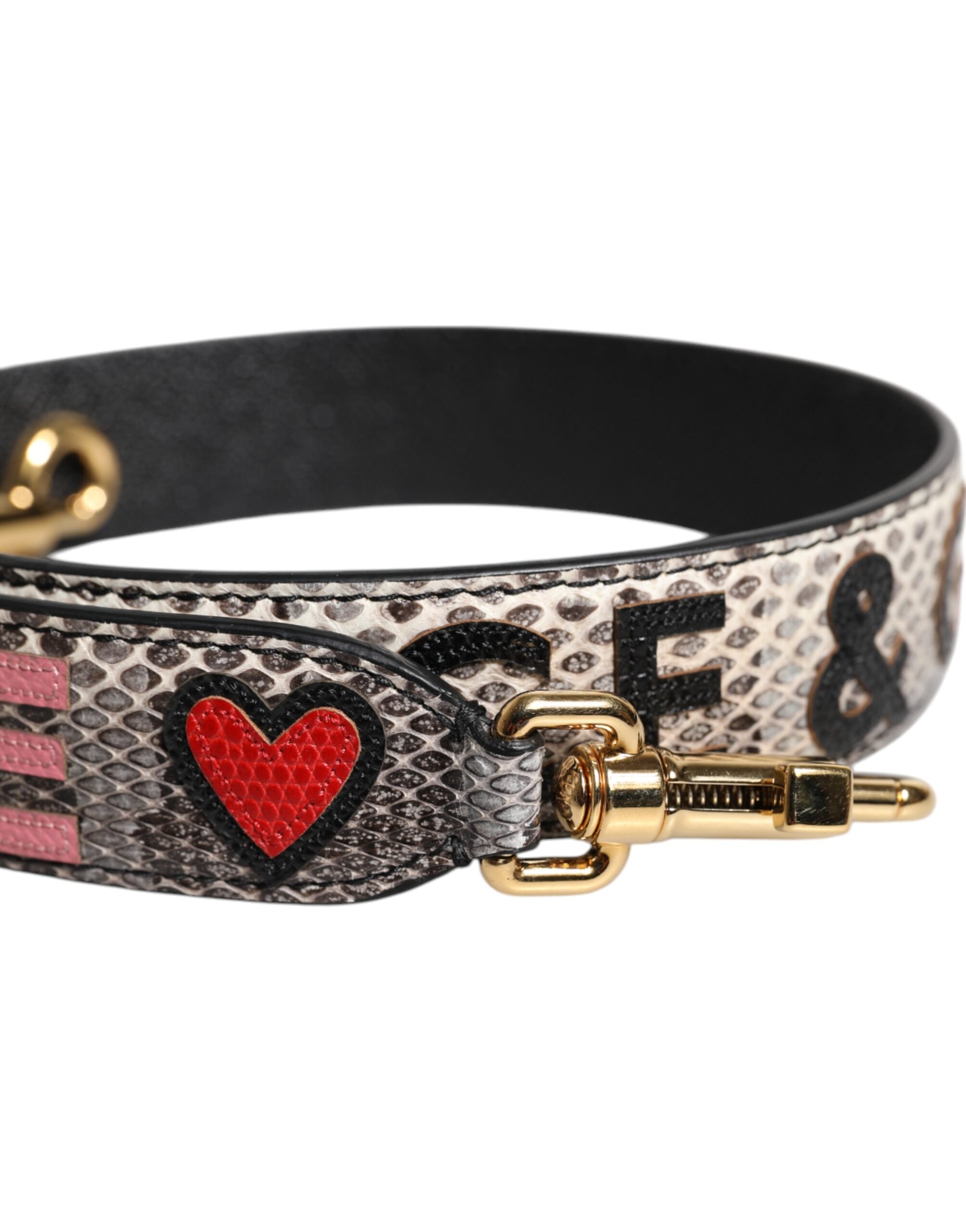 Dolce & Gabbana Multicolor DG AMORE Patch Bag Shoulder Women's Strap