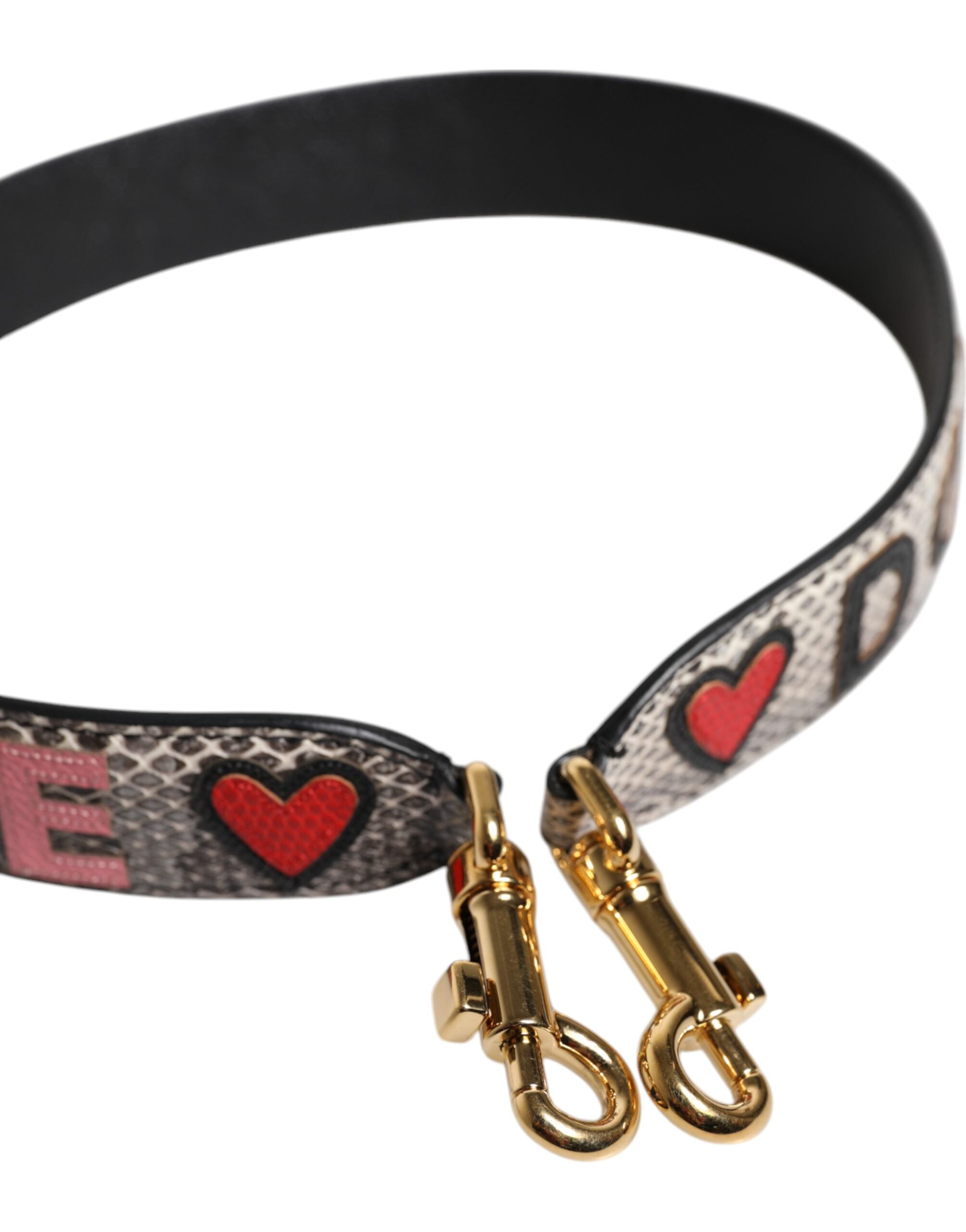 Dolce & Gabbana Multicolor DG AMORE Patch Bag Shoulder Women's Strap